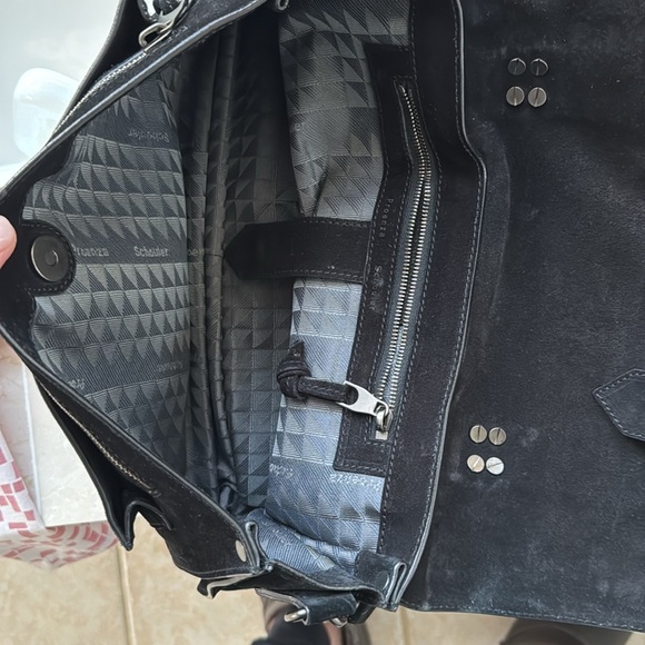 Proenza Schouler medium black suede PS1 with gunmetal hardware - like new! - Picture 5 of 10